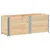Produktbild 2 för Pallkragar 3 st 150x50 cm massivt furu