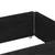 Produktbild 6 för Pallkragar 3 st svart 150x50 cm massivt furu