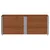 Produktbild 3 för Pallkragar 3 st brun 150x50 cm massivt furu