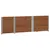 Produktbild 4 för Pallkragar 3 st brun 150x50 cm massivt furu