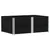 Produktbild 2 för Pallkragar 3 st svart 150x100 cm massivt furu