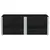 Produktbild 3 för Pallkragar 3 st svart 150x100 cm massivt furu