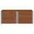 Produktbild 3 för Pallkragar 3 st brun 150x100 cm massivt furu