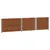 Produktbild 4 för Pallkragar 3 st brun 150x100 cm massivt furu