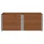 Produktbild 3 för Odlingslåda brun 150x100 cm massiv furu