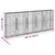 Produktbild 7 för Gabionkorg med skydd 500x50x200 cm galvaniserat järn