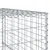 Produktbild 6 för Gabionkorg med skydd 800x100x150 cm galvaniserat järn