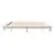 Produktbild 4 för Sängram utan madrass vit 150x200 cm massiv furu