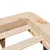 Produktbild 7 för Sängram utan madrass 135x190 cm massiv furu