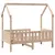 Produktbild 6 för Barnsäng med husram 70x140 cm massiv furu