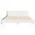 Produktbild 4 för Sängram utan madrass vit 150x200 cm massiv furu