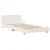 Produktbild 3 för Sängram utan madrass vit 100x200 cm massiv furu