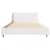 Produktbild 4 för Sängram utan madrass vit 100x200 cm massiv furu