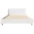 Produktbild 4 för Sängram utan madrass vit 90x200 cm massiv furu