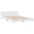 Produktbild 3 för Sängram utan madrass vit 140x190 cm massiv furu
