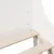 Produktbild 7 för Sängram utan madrass vit 135x190 cm massiv furu