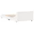 Produktbild 6 för Sängram utan madrass vit 90x190 cm massiv furu