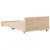 Produktbild 6 för Sängram utan madrass 75x190 cm massiv furu