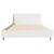 Produktbild 4 för Sängram utan madrass vit 75x190 cm massiv furu