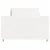 Produktbild 4 för Sängram utan madrass vit 90x190 cm massiv furu