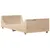 Produktbild 3 för Sängram utan madrass 75x190 cm massiv furu