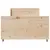 Produktbild 4 för Sängram utan madrass 75x190 cm massiv furu