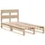Produktbild 3 för Sängram utan madrass 100x200 cm massiv furu