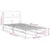 Produktbild 12 för Sängram utan madrass vit 90x190 cm massiv furu