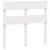 Produktbild 6 för Sängram utan madrass vit 90x190 cm massiv furu