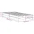 Produktbild 9 för Sängram utan madrass vit 90x200 cm massiv furu