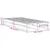 Produktbild 9 för Sängram utan madrass 100x200 cm massiv furu
