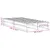 Produktbild 9 för Sängram utan madrass vit 100x200 cm massiv furu