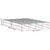 Produktbild 9 för Sängram utan madrass vit 140x190 cm massiv furu