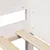 Produktbild 8 för Sängram utan madrass vit 90x200 cm massiv furu