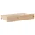 Produktbild 4 för Sänglådor med hjul 2 st 95x55x16 cm massiv furu