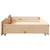 Produktbild 5 för Sänglådor med hjul 2 st 95x55x16 cm massiv furu