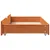 Produktbild 5 för Sänglådor 2 st vaxbrun 90x55x16 cm massiv furu
