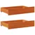 Produktbild för Sänglådor 2 st vaxbrun 80x55x16 cm massiv furu