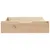 Produktbild 3 för Sänglådor med hjul 2 st 65x55x16 cm massiv furu