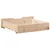 Produktbild 6 för Sänglådor med hjul 2 st 65x55x16 cm massiv furu