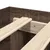 Produktbild 8 för Sängram utan madrass brun ek 100x200 cm konstruerad trä