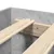 Produktbild 8 för Sängram betonggrå 90x200 cm konstruerad trä