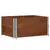 Produktbild 2 för Pallkragar 2 st brun 80x60 cm massivt furu
