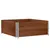 Produktbild 5 för Pallkragar 2 st brun 100x100 cm massivt furu