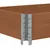Produktbild 5 för Pallkrage brun 150x50 cm massivt furu