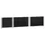 Produktbild 4 för Pallkragar 2 st svart 150x50 cm massivt furu