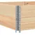 Produktbild 6 för Pallkragar 2 st 150x100 cm massivt furu