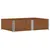 Produktbild 2 för Pallkragar 2 st brun 150x100 cm massivt furu