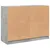 Produktbild 8 för Skänk betonggrå 102x37x75,5 cm konstruerat trä