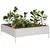 Produktbild 3 för Rabattkant upphöjd 100x100x33,5 cm rostfritt stål